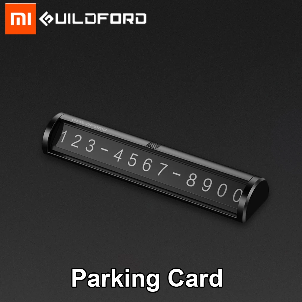 

Xiaomi GUILDFORD Stop Sign Parking Card Car Stop Sign For Car Move Phone Number Card Creative Stereo Reverse Invisible