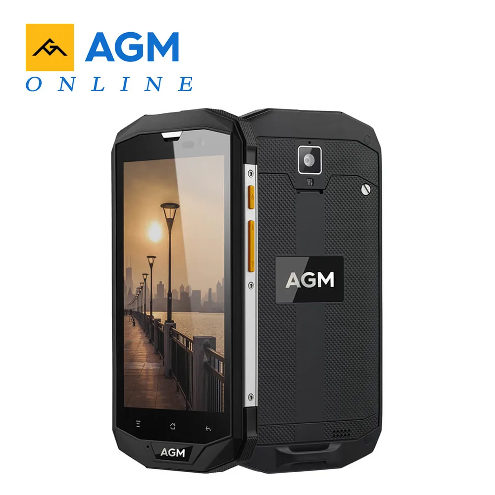 AGM A8, Android 7,0, 5,0 дюймов, прочный смартфон, 3 Гб ОЗУ, 32 Гб ПЗУ, 13,0 МП, IP68, водонепроницаемый, 4050 мАч, OTG, NFC, мобильный телефон