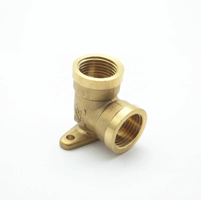 

1/2" BSP Female x 1/2" BSP Female Thread 90 Deg Brass Elbow Pipe Fitting Connector Coupler With Base For Water Fuel