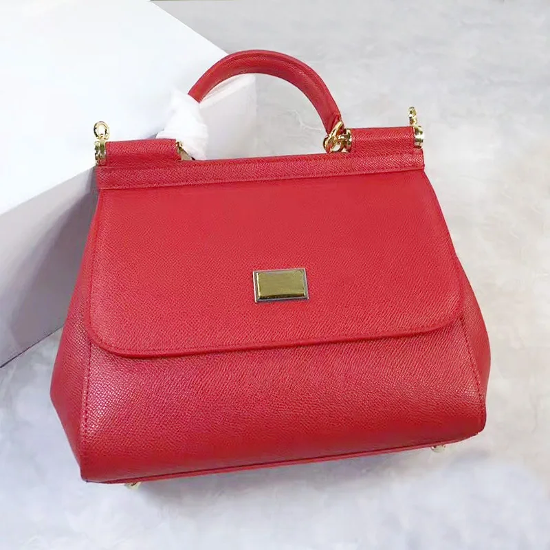 

2019 New Luxury Prince Sicily Handbag leather Printing Women Shoulder Bag Diagonal package female Top-hand Bags