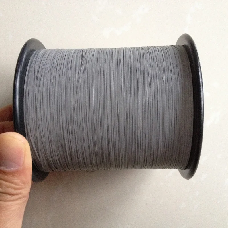

0.8mmx2500m Double Sided Reflective Yarn Thread for Weaving Hat Ribbon Rope Belt Knitted Gloves #