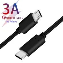 3а usb type-c для micro usb кабель для быстрой зарядки USB3.1 кабель QC 4,0 строка данных для xiaomi huawei micro usb интерфейс