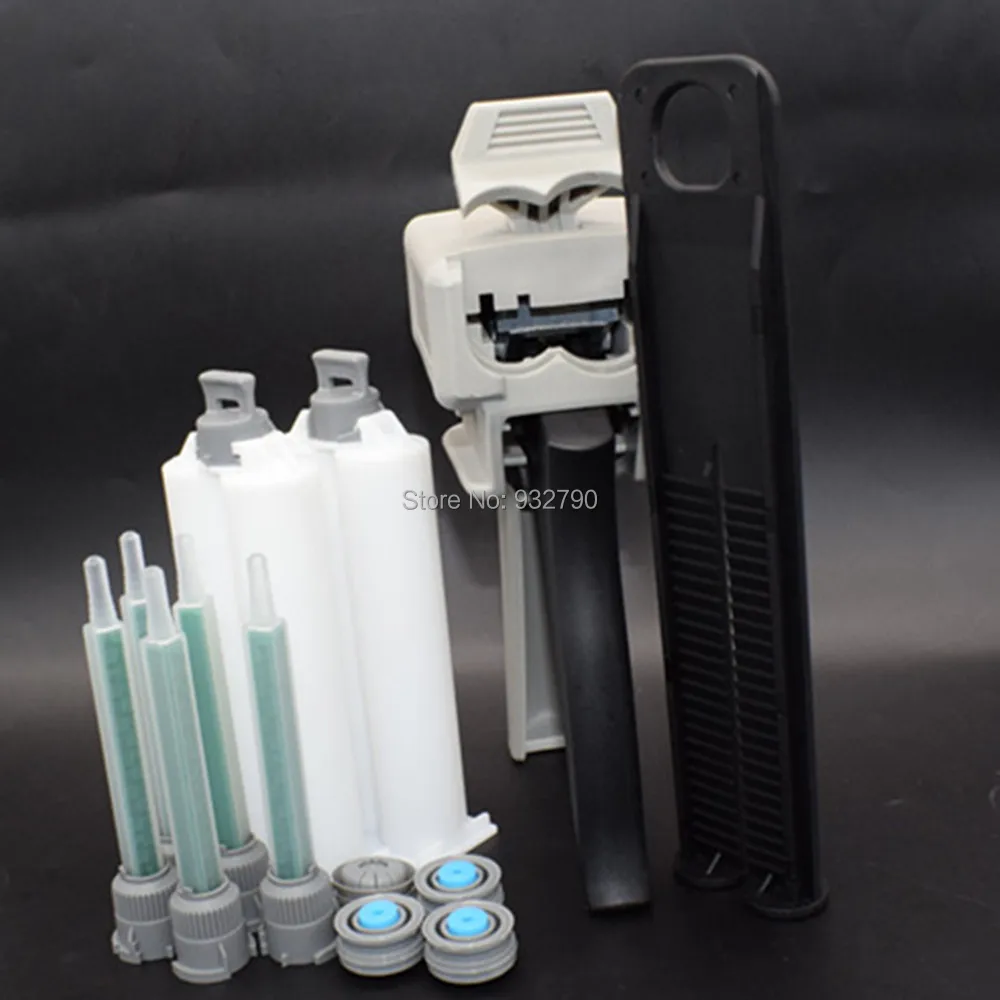 50ml 1:1 Epoxy Adhesive Gun Manual Dual Component Adhesive Applicator Gun + 2pcs 50ml Mix Cartridges + 5pc Static Mixing Nozzles 50ml 1:1 Epoxy Adhesive Gun Manual Dual Component Adhesive Applicator Gun + 2pcs 50ml Mix Cartridges + 5pc Static Mixing Nozzles