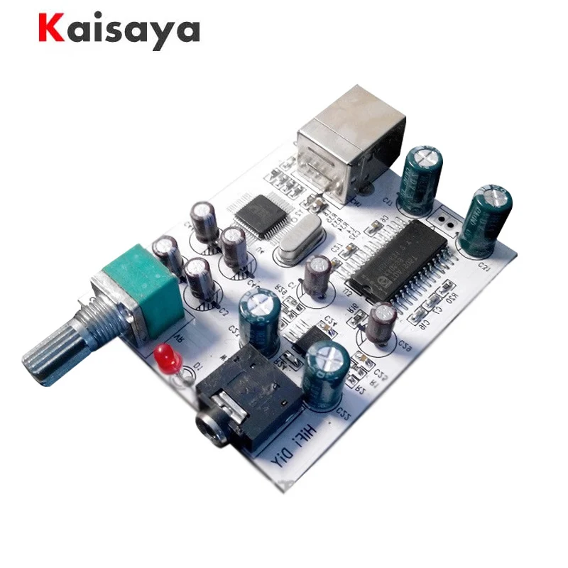 CM108 + TDA1305T TDA1308 IIS/I2S до 3 5 мм выход USB Amp звуковая карта DAC декодер для Hi Fi