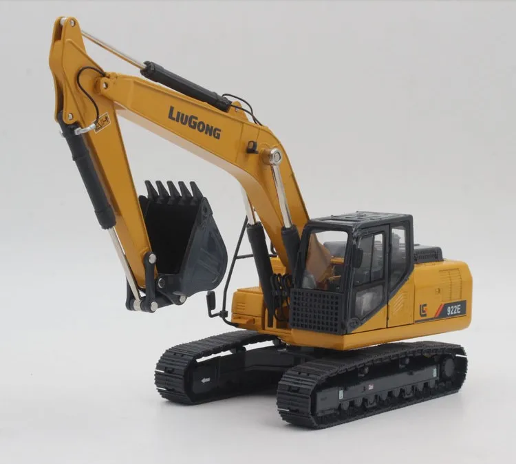 Rare,Collectible Diecast Model Toy Gift 1:35 Scale Liugong 922E Hydraulic Excavators Engineering Machinery Toy for Decoration