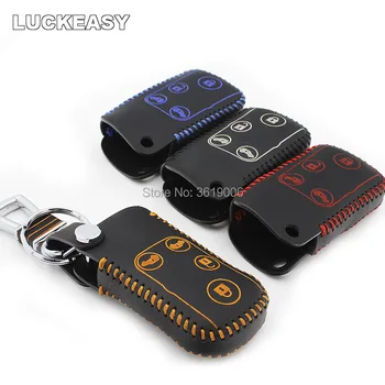 

LUCKEASY High Quality leather remote key Case Cover Holder For Honda elysion 2012