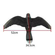 1Pc Practical Lifelike Flying Bird Hawk Decoy Pest Control Lawn Garden Family Farms Outdoor Decoration