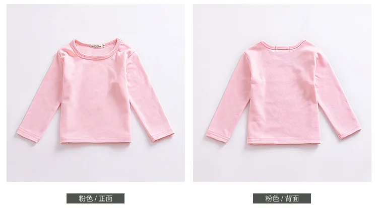Детские футболки Милая семейная розовая футболка для девочек топы с длинными рукавами для маленьких девочек, Новые однотонные весенне-осенние детские футболки, футболки для новорожденных