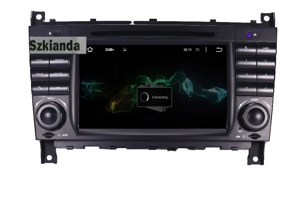 " Android 9,0 автомобильный DVD для Mercedes Benz C Class W203 2004-2007 c200 C230 C240 C320 C350 CLK W209 2005 СБ Navi GPS радио Wi-Fi