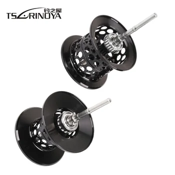 

TSURINOYA Baitcasting Fishing Reel of Model XF-50 XF-150 Spare Spool Light weight Aluminum Alloy Deep Shallow Spools Tackle