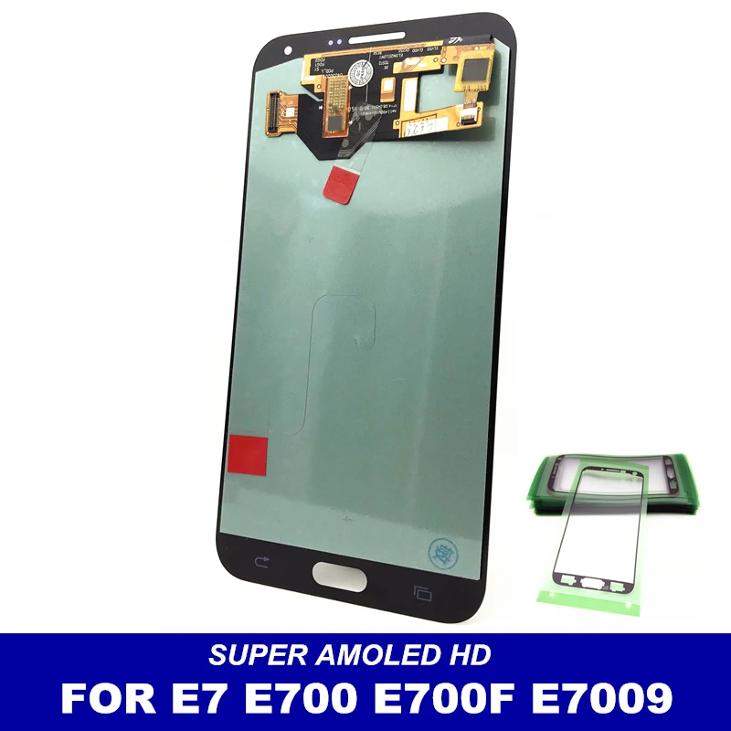

Super AMOLED Display For Samsung Glaxy E7 E700 E700F E7000 E7009 Top Quality LCD Screen Digitizer Touch Replacement Assembly