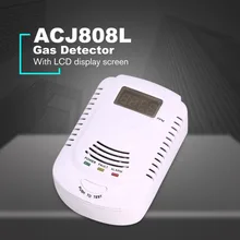 Combustible Gas Detector Sensor Alarm LPG Natural Gas Analyzer Leak Determine Tester Voice Alarm Security Alarm System