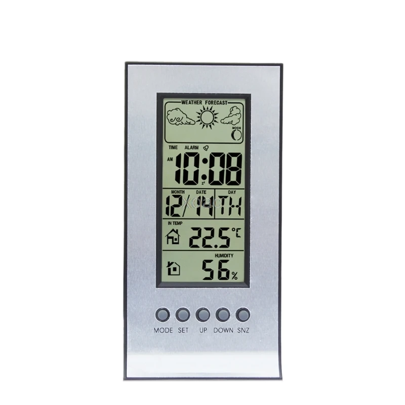 

Digital Professional Weather Station Wireless Indoor Outdoor Daily Clock Snooze Forecast Calendar Clock Hygrometer M13 dropship