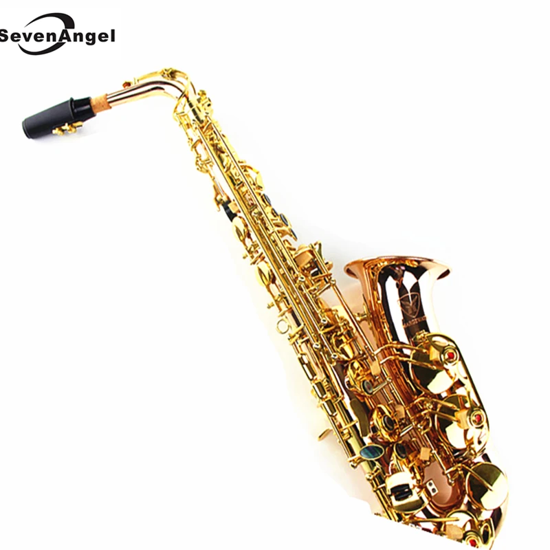 Saxophone alto Eb bronze phosphoreux cuivre Instrument à vent saxo Instruments occidentaux