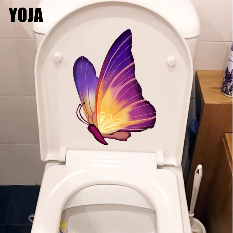 YOJA 17 4x23 8 см Фэнтези мультфильм бабочка девушка спальня наклейка на стену модный
