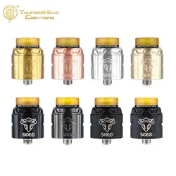 Оригинальный THC Таурен Solo RDA танк с ThunderHead творения 2 мл с одной катушкой и 31-микро отверстия воздуха и верхней/нижней заполнения Vape