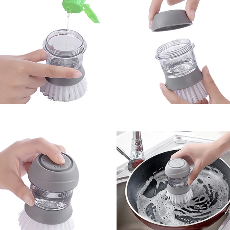 Антипригарная масляная Автоматическая жидкая щетка для чистки мытья посуды обеззараживание чаша для умывания кухонная техника щетка горшок артефакт