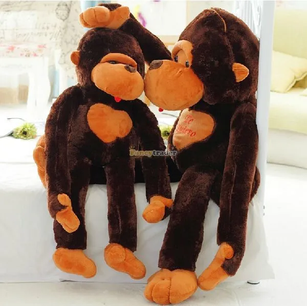Fancytrader Super Lovely 51'' 130cm Biggest Stuffed Plush Monkey Gorilla,  Free Shipping FT50258 (4)