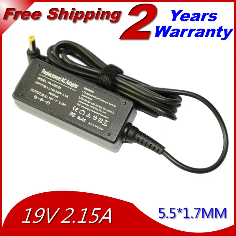 19V 2.15A 5.5*1.7MM 40W For Acer Aspire One D255 D257 D271 ADP-40TH S5 Chromebook C710 AS1430-4857 NAV50 Laptop Charger Supply