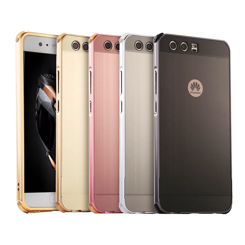 

Huawei P10 P 10 5.1" Case Ultrathin Metal Aluminum Frame Cover with Back Cover Hard Case for Huawei P10 5.1" Phone Shell Covers