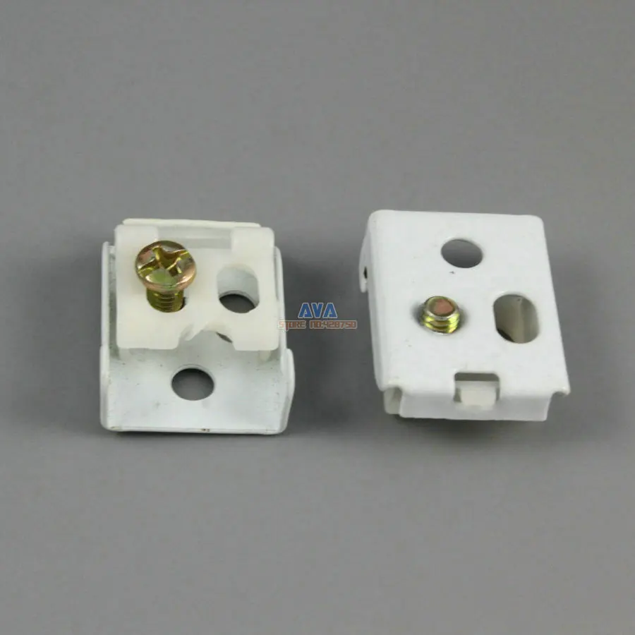 Curtain Track Bracket Curtain Track Brace 25x19mm 40 Pieces