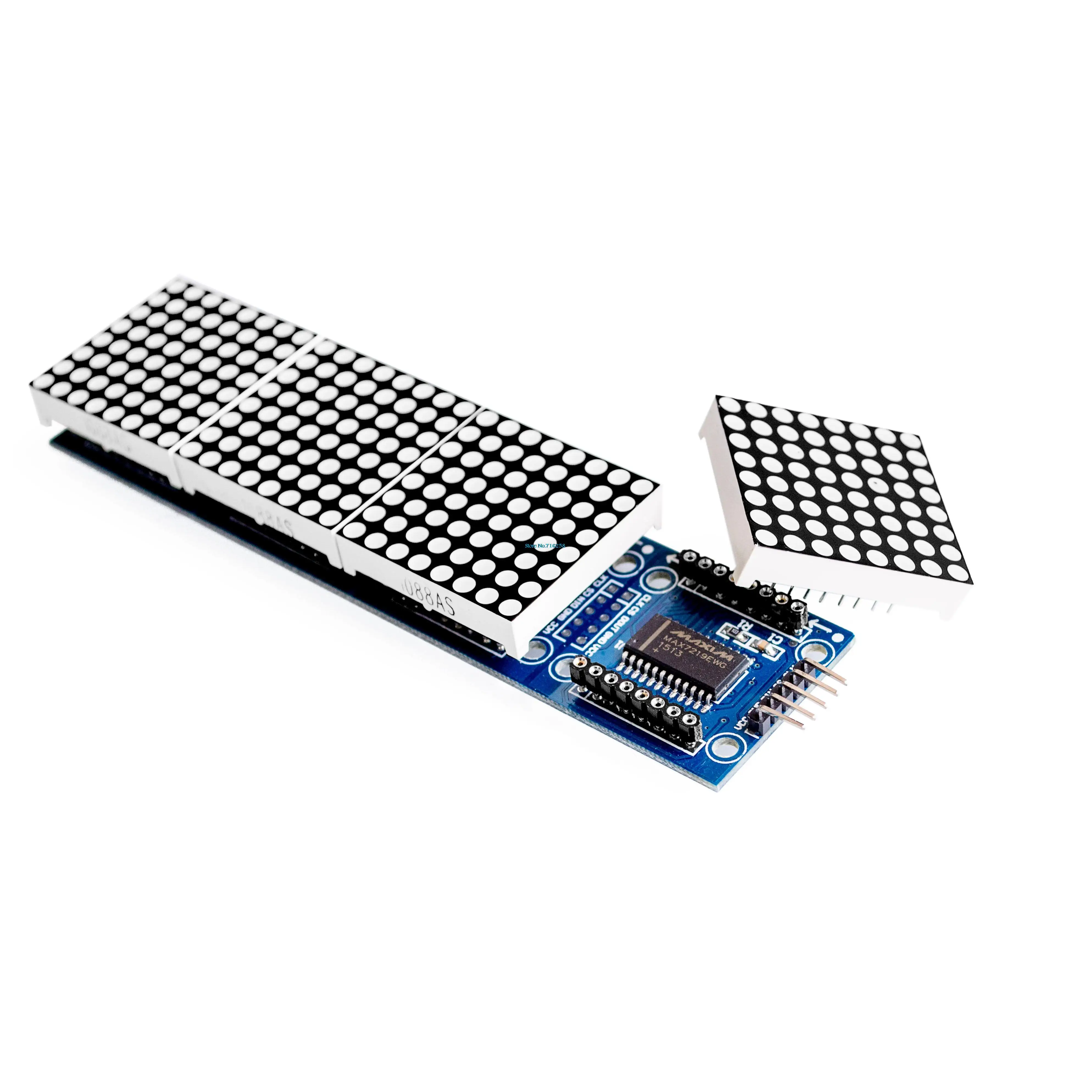 MAX7219 dot matrix module Arduino microcontroller module 4 in one display best 