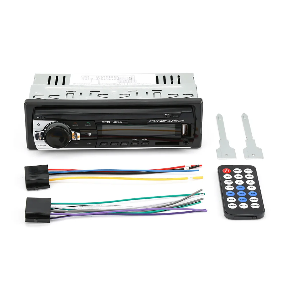 AMPrime Bluetooth Autoradio Car Stereo Radio FM Aux Input Receiver SD USB JSD-520 12V In-dash 1 din Car MP3 Multimedia Player AMPrime Bluetooth Autoradio Car Stereo Radio FM Aux Input Receiver SD USB JSD-520 12V In-dash 1 din Car MP3 Multimedia Player