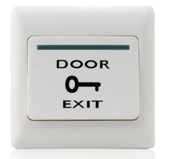 

Free Shipping,exit button for Access control ,plastic, door release ,Dim: 86Lx86Wx20H(mm) ,min:1pcs