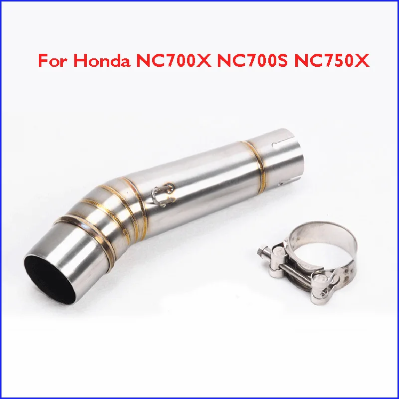 Для Honda NC700 NC700X NC700S NC700A NC750X мотоцикл выхлопной трубы средней Mid подключения раздел