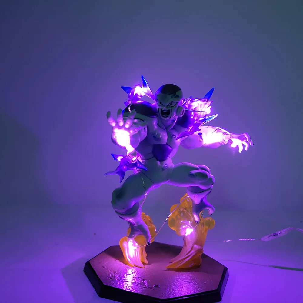 

Dragon Ball Z Freeza Led Action Figure F.ZERO Super Frieza Toys Anime Figurine Collectible Decoration Model Toy Gift XM