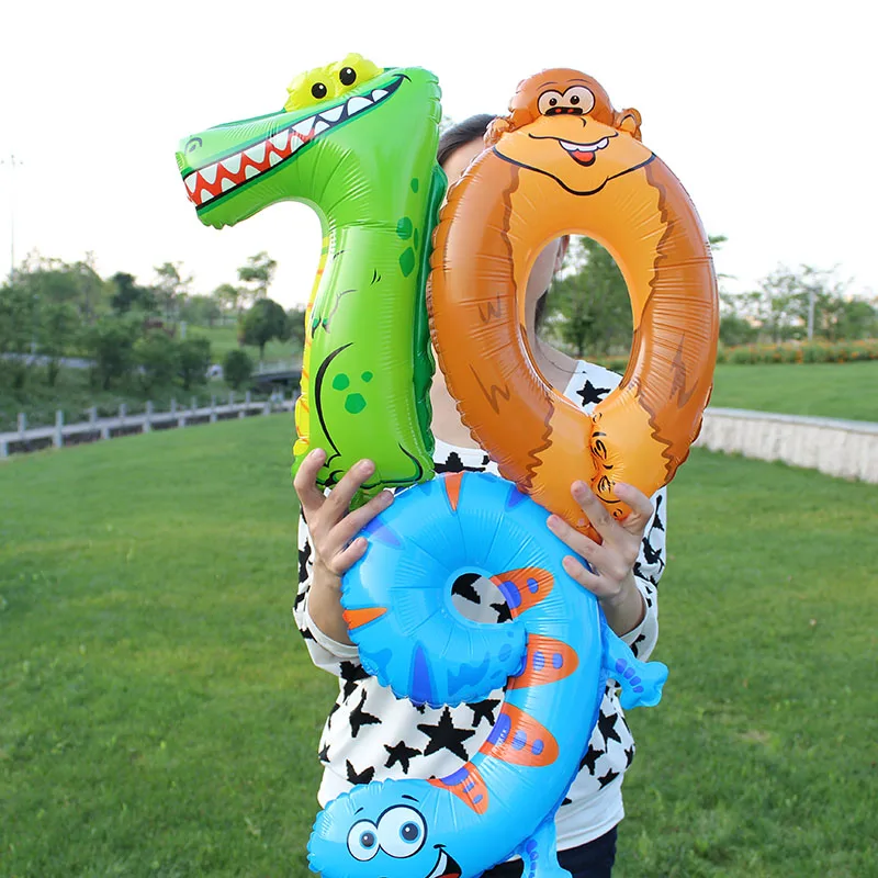 Caliente 18 pulgadas 1 pieza animal number Globos lleno de aire globos para los niños Feliz cumpleaños partido Ballon digital para decoración de la boda Caliente 18 pulgadas 1 pieza animal number Globos lleno de aire globos para los niños Feliz cumpleaños partido Ballon digital para decoración de la boda