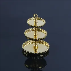 Miniature Fruit Desserts Snack Rack Stand Pretend Play Kitchen Furniture Toys 1/12 Dollhouse Accessory