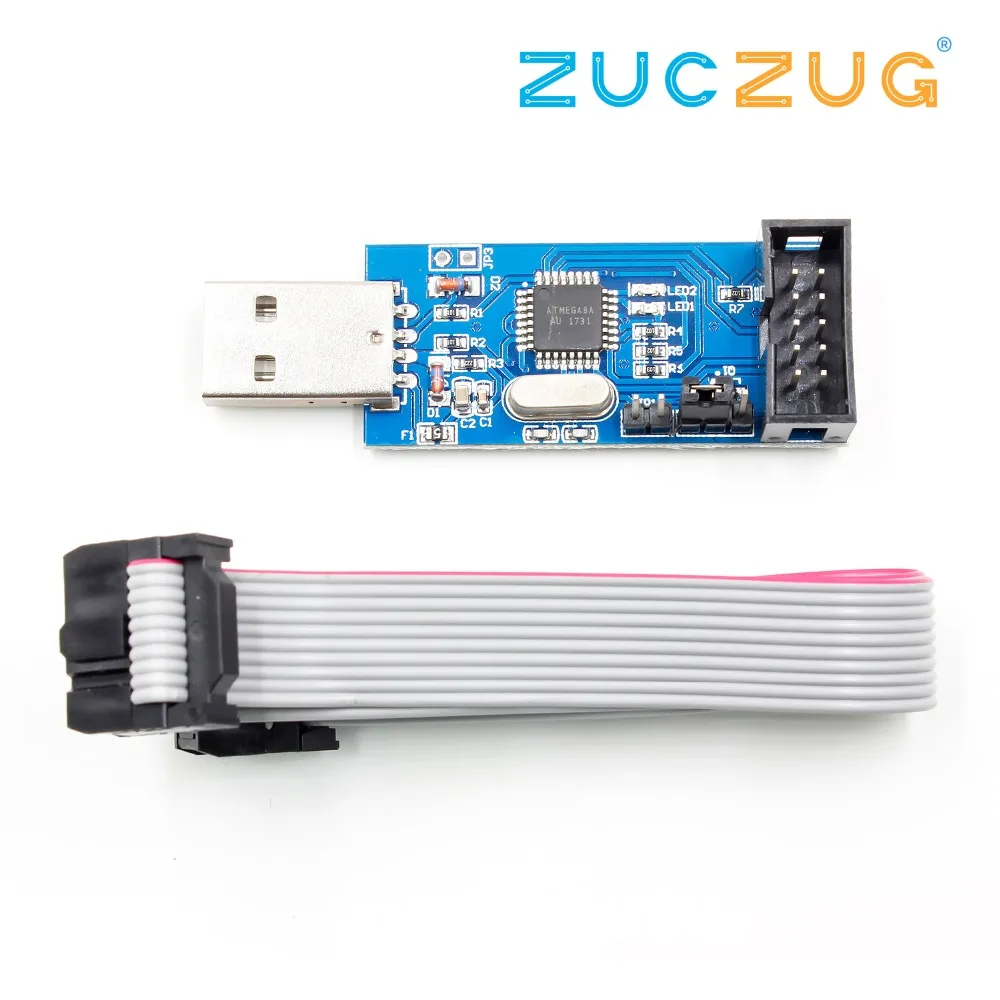 USB ISP программист для AVR ATMega ATTiny 51 бортовой загрузчик ISP|Интегральные схемы| |
