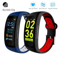 Q6S Smart Wristband Color 3D dynamic Heart Rate Monitor Smart Bracelet waterproof Sports Band Fitness Watch for Men Women Gift
