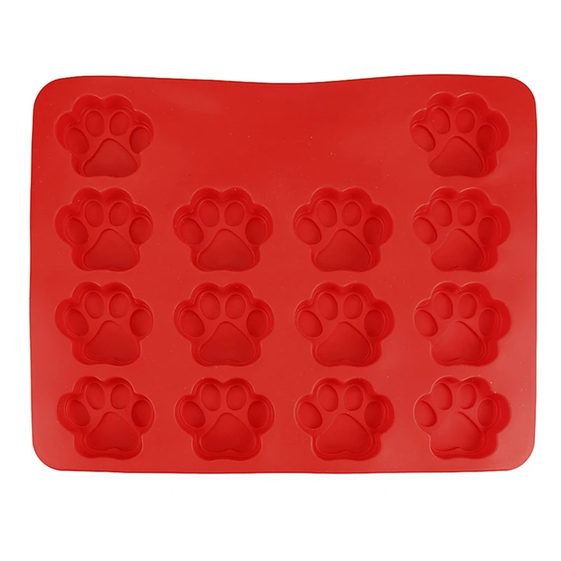 

Silicone Mold Food Grade Cake Mold Mats Puppy Dog Paws Shaped Baking Mold Biscuit Gift