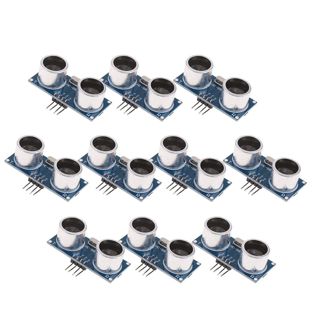 HC-SR04 Ultrasonic Distance Measure Module Transducer Sensor (Pack of 10)