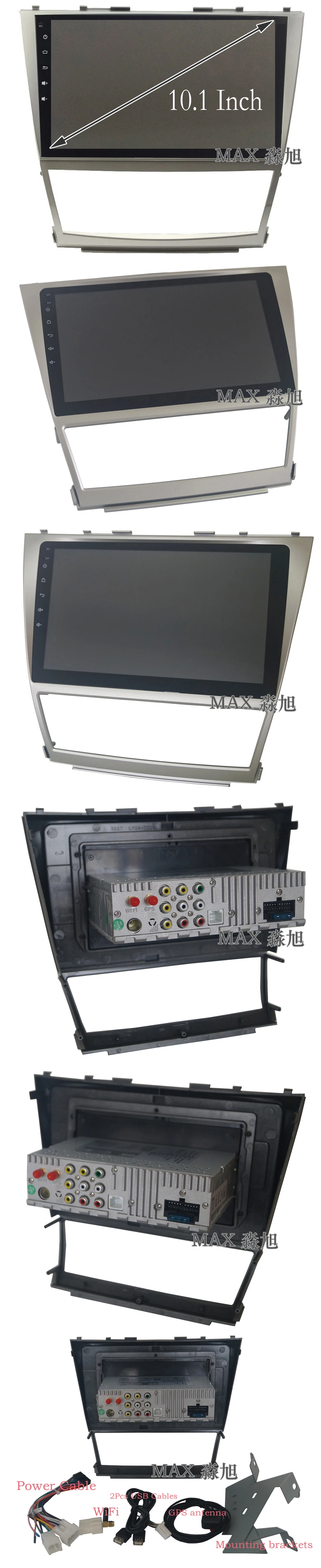 Discount MAX GPS Navigation System Android 8.1 2G 32G Car DVD Player for Toyota Camry 2006 2007 2008 2009 2010 2011 Car Radio BT 4G WiFi 1