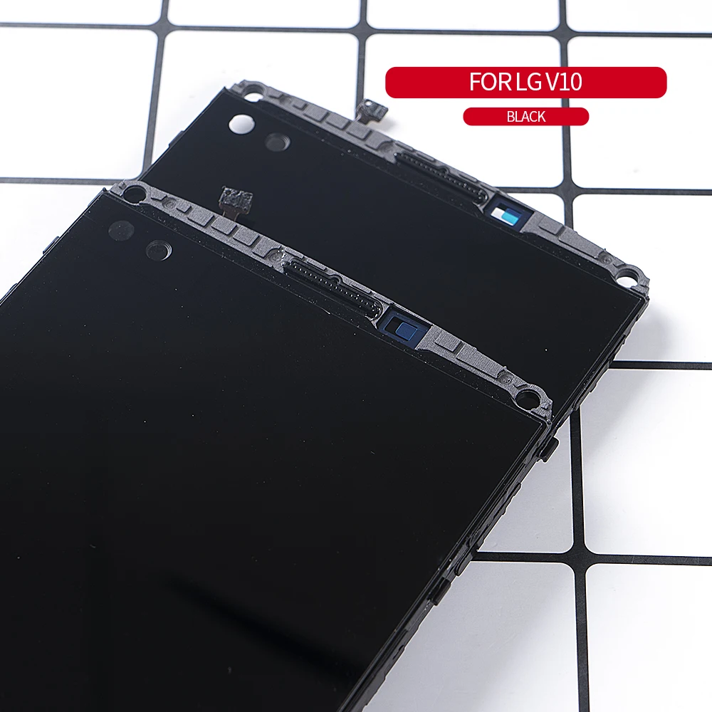 ЖК дисплей 5 7 дюйма для LG V10 с сенсорным экраном рамкой и дигитайзером в сборе LCD H960