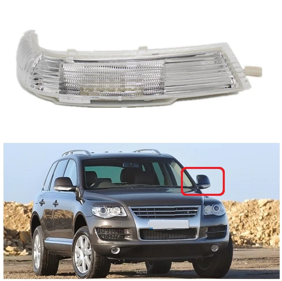 Светодиодный светильник-зеркало для VW Touareg 2002 2003 2004 2005 2006 2007, Автомобильное зеркало заднего вида, светодиодный индикатор поворота, светильник - Цвет: Left Side