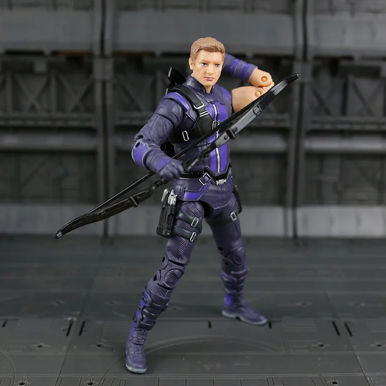 

Free Shipping Marvel Captain America Civil Hawkeye PVC Action Figure Collectible Toy