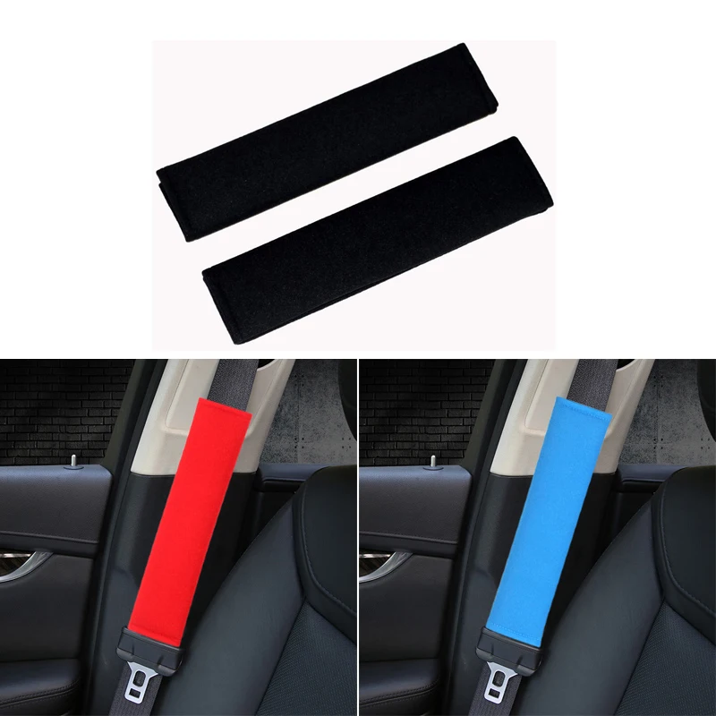 

Car Safety Seatbelt Pad Shoulder Cover For Ford Focus 2 3 Fiesta Mondeo Kuga Citroen C4 C5 Skoda Octavia Rapid Superb