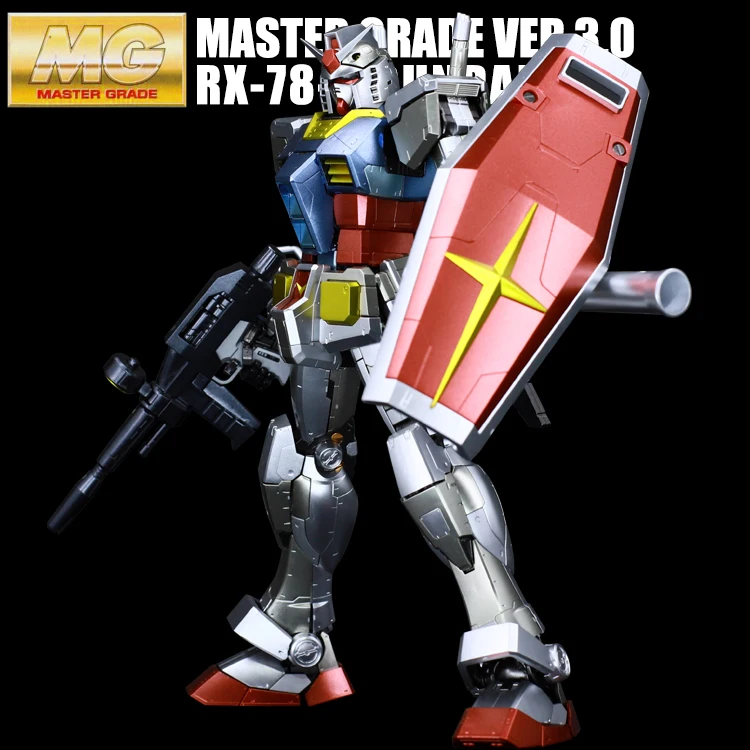 Металлическая раскраска для предков-Гундам MG RX-78 3 Dare To Be Boy Gift