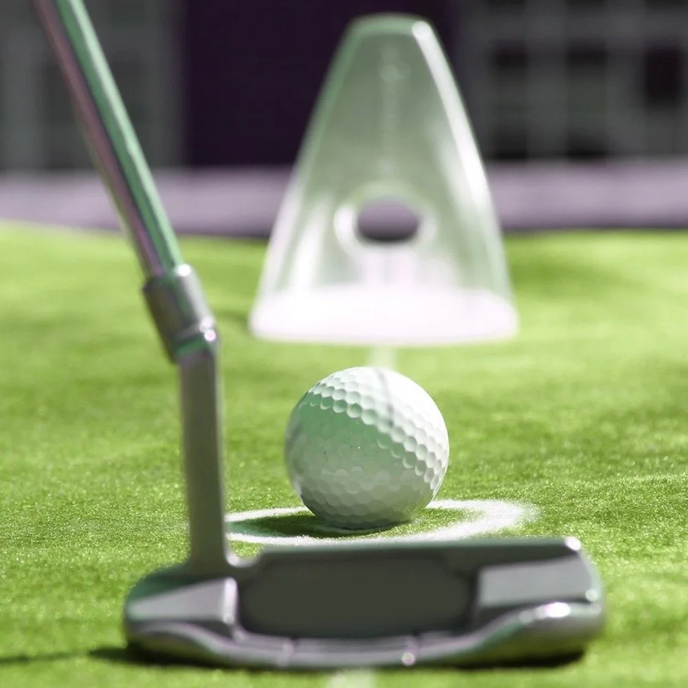 مضرب الغولف مدرب داخلي المعونة أداة في الهواء الطلق العملي PC لطي ضغط الأبيض المحمولة ممارسة المعدات