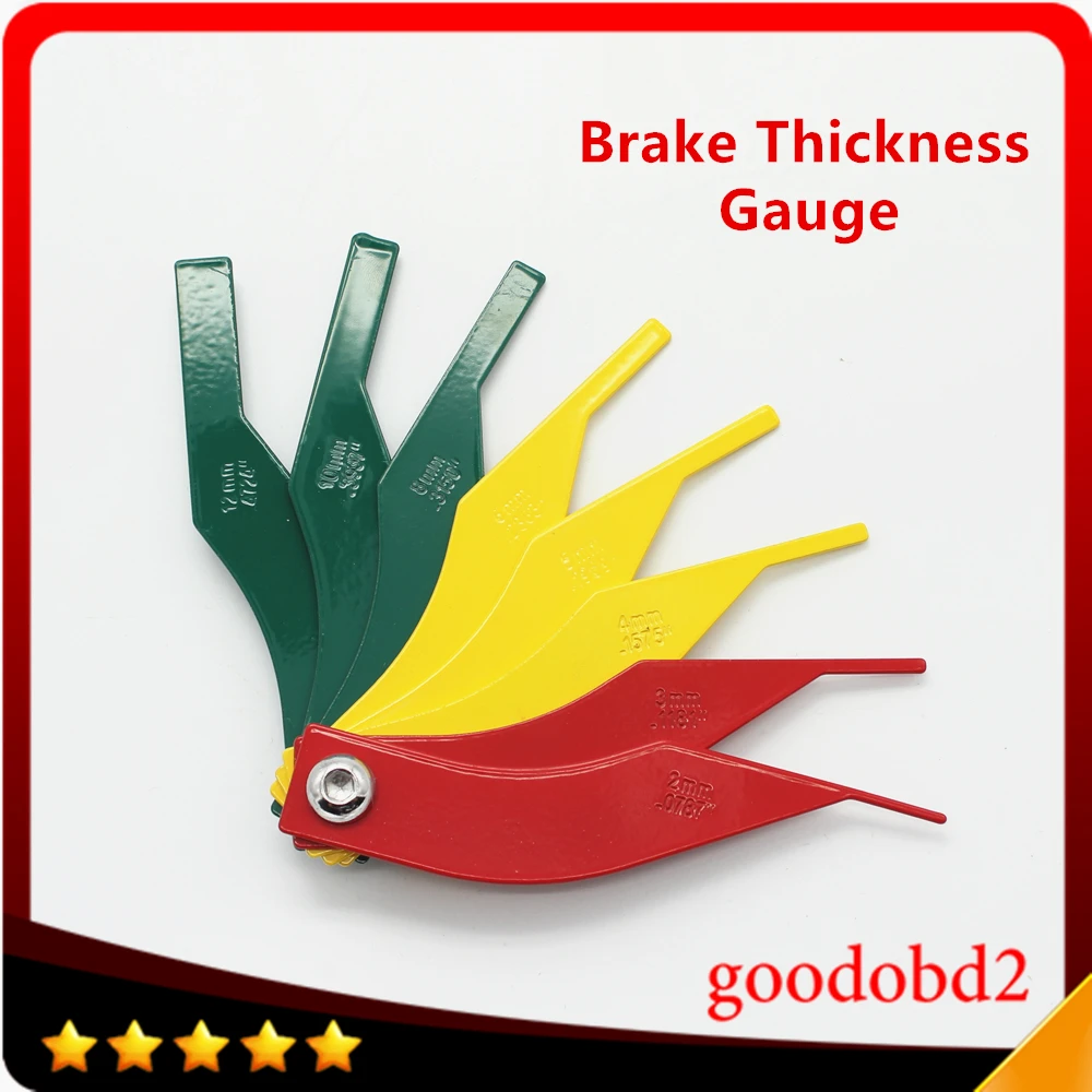 

Automobile Specialized Tools Brake Pad Detector Tool Brake System Detection Tools Brake Pads Scale Brake Lining Thickness Gauge