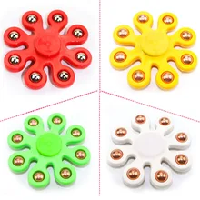 Непоседа счетчик Пластик 8 листья 8 бусины 8 угол гироскоп пояс Игрушечные лошадки Творческий вакуум гироскопа> 3 лет ручной spinner