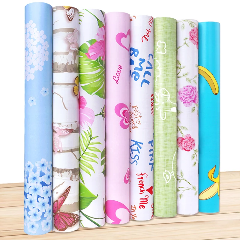 

cheap wholesale PVC vinyl have glue waterproof child baby bedroom TV back door furniture wardrobe desktop wallpaper wall sticker