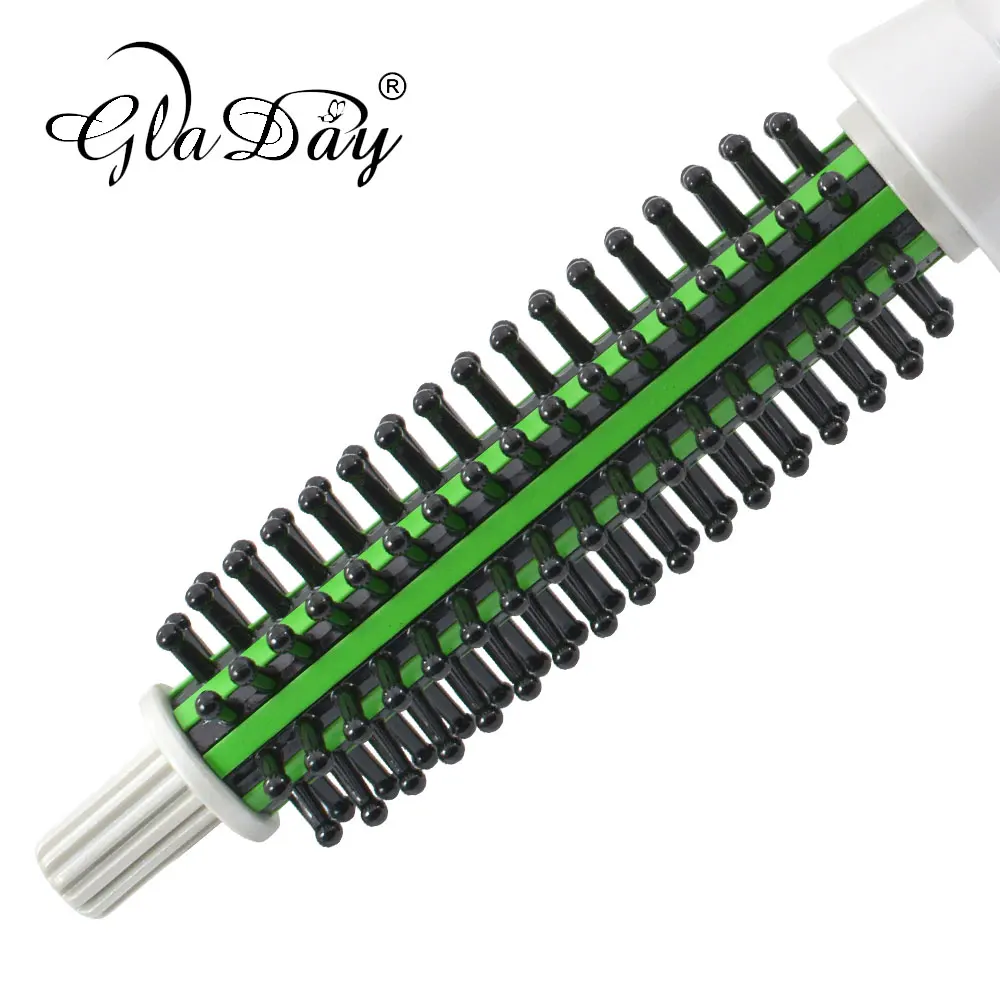 Ceramic Hair Curler Brush Electric Comb Hair brush LED Curling Fluffy Brush Curlers Styling Tools