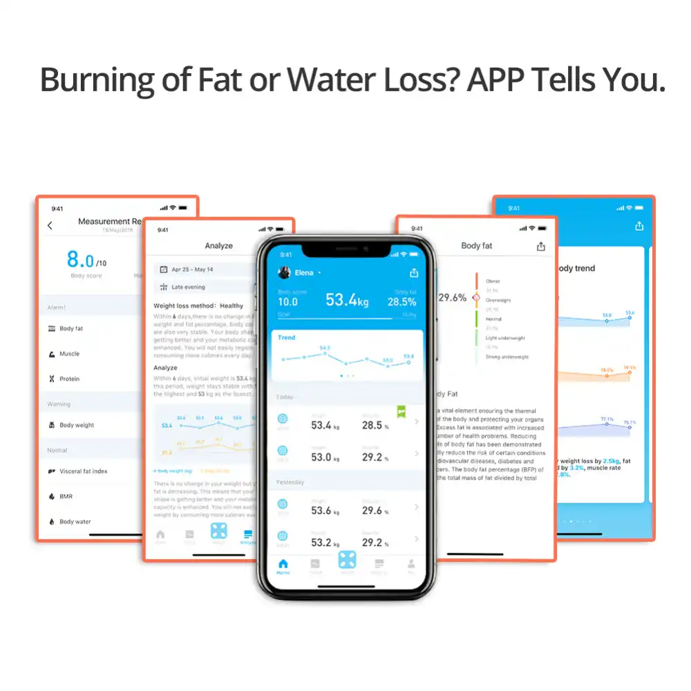 Picooc Smart Weighing Weight Scale Floor Digital Body Fat Scale Bluetooth Electronic Outdoor Mini Smart Weighing Scales With App