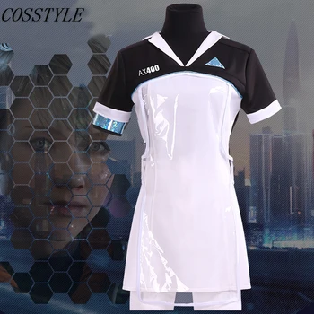 

Detroit: Become Human Kara Cosplay Costume Code AX400 Agent Outfit Adult Girls Halloween Costumes for Women Game Uniform Sets