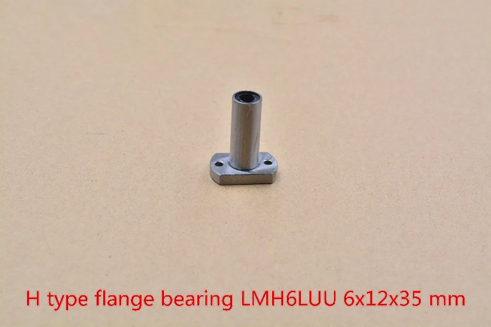 1Pcs LMH12UU Oval Flange Router Shaft Linear Motion Bearing Bushing 12*21*30mm